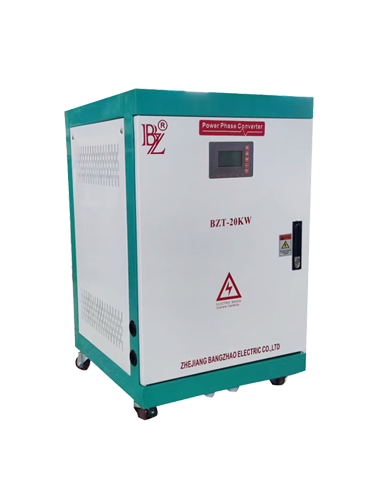 BZT-20KW 120/240V split phase to 127/220V 3 phase Phase voltage converter
